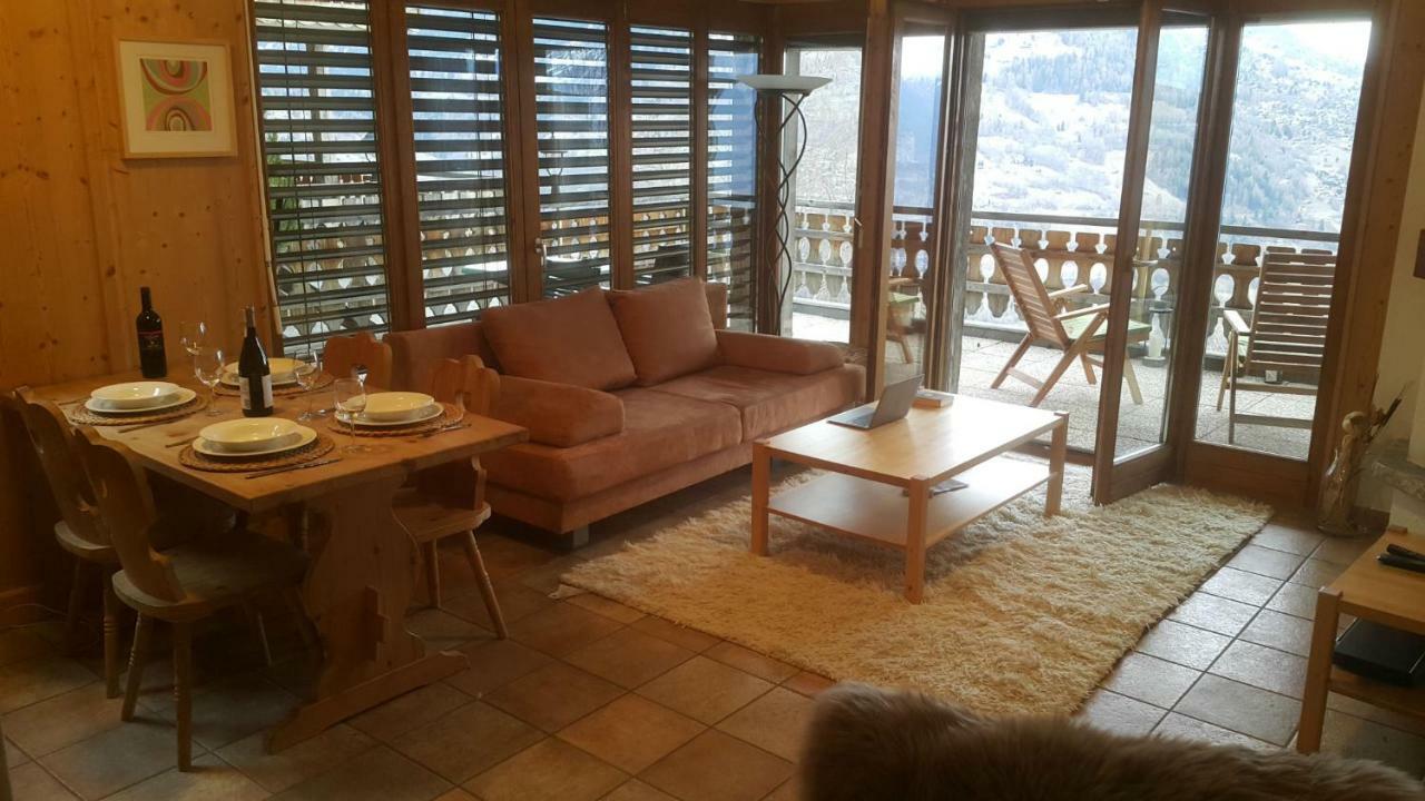 Appartement D'Une Chambre Avec Vue Imprenable - Veysonnaz Buitenkant foto
